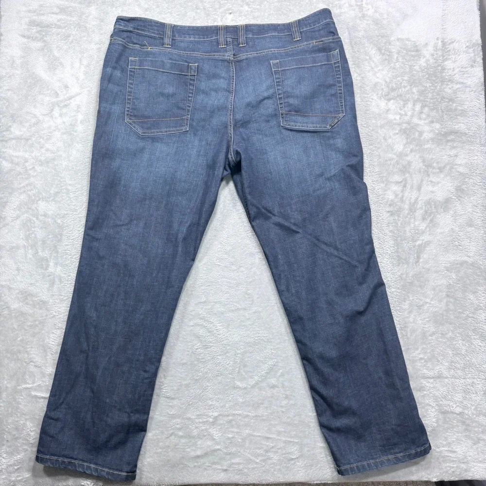 5.11 Tactical Defender-Flex Jeans Mens 44x32 Dark Blue Straight Leg Denim Pants